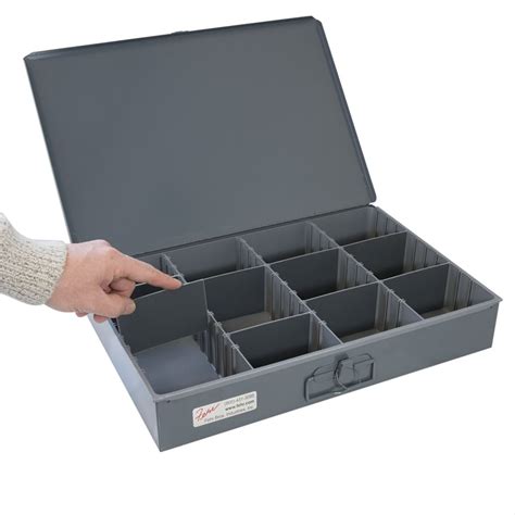 metal parts organizer box|lightweight metal storage boxes.